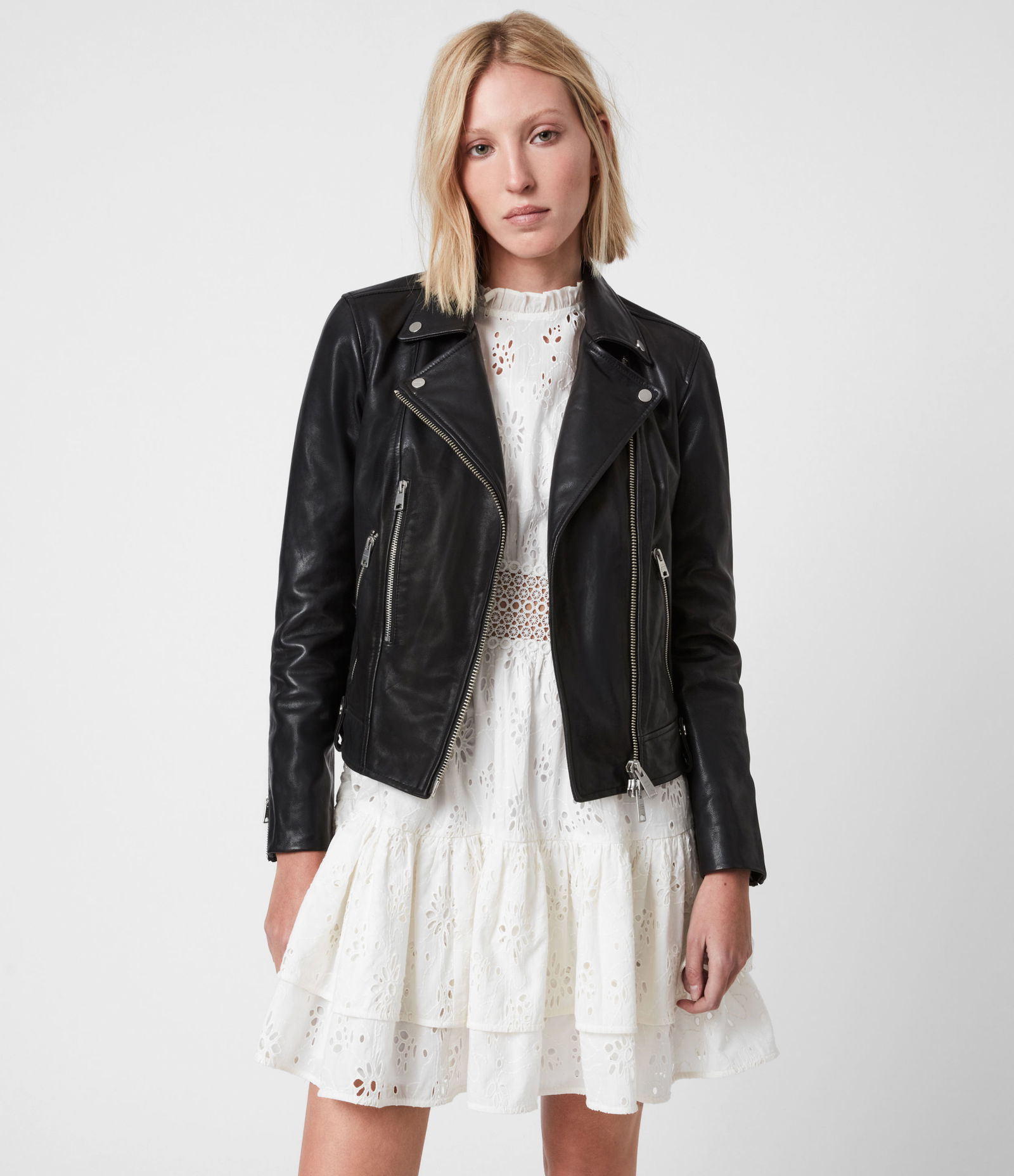 ALLSAINTS Neko Leather Biker Jacket | endource