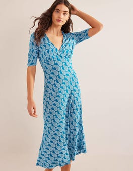 BODEN Rebecca Tea Dress in Crystal Teal, Sweet Paisley | Endource