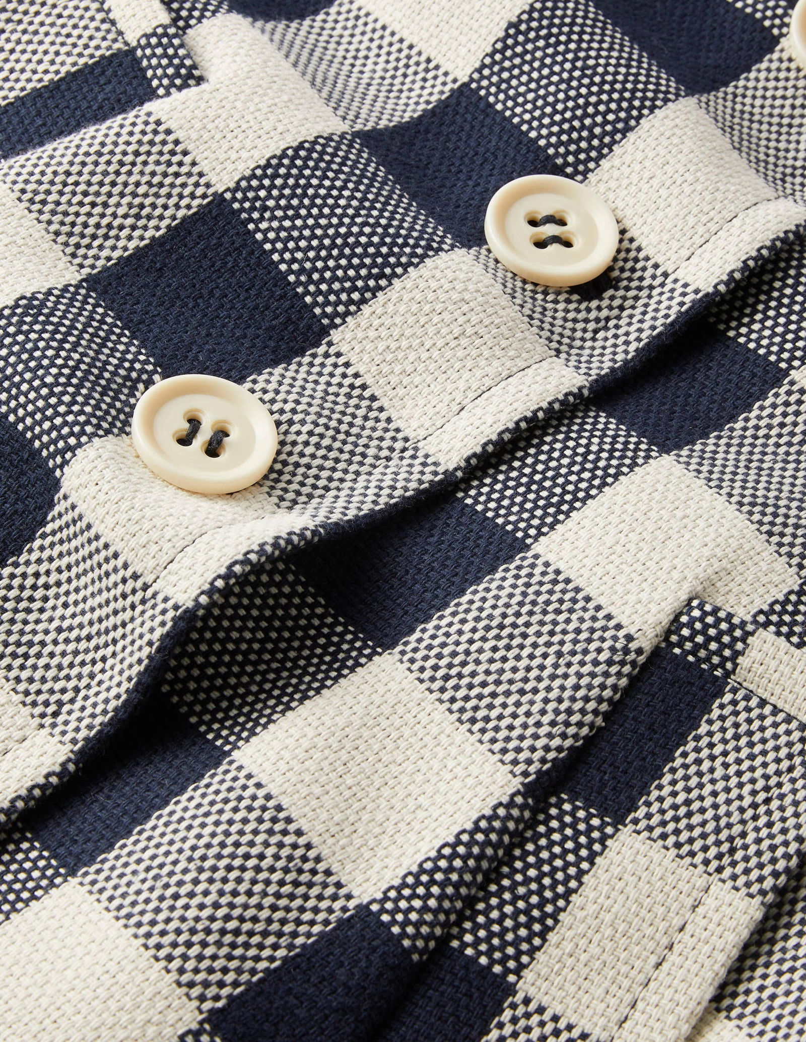 BODEN Bonnie Gingham Buttoned Coat | endource