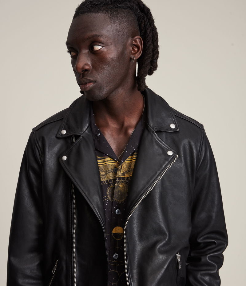 ALLSAINTS Rix Shearling Leather Biker Jacket | endource