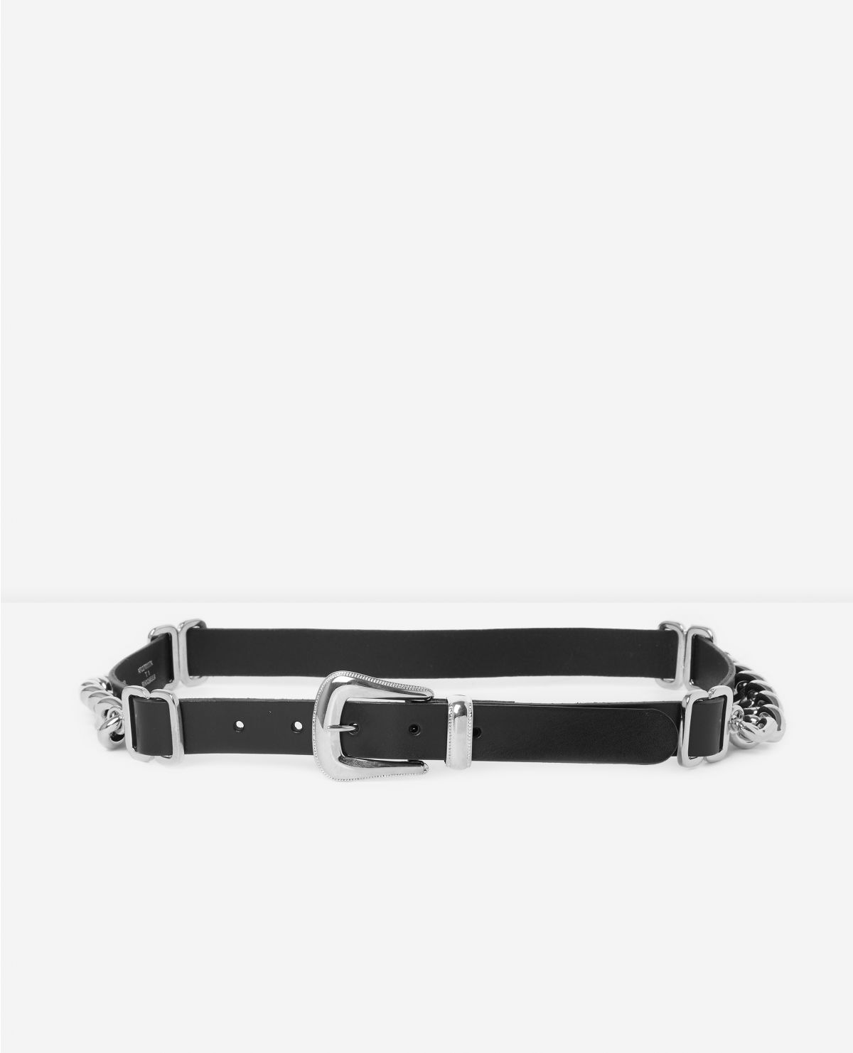 THE KOOPLES Leather Belt With Chain | endource