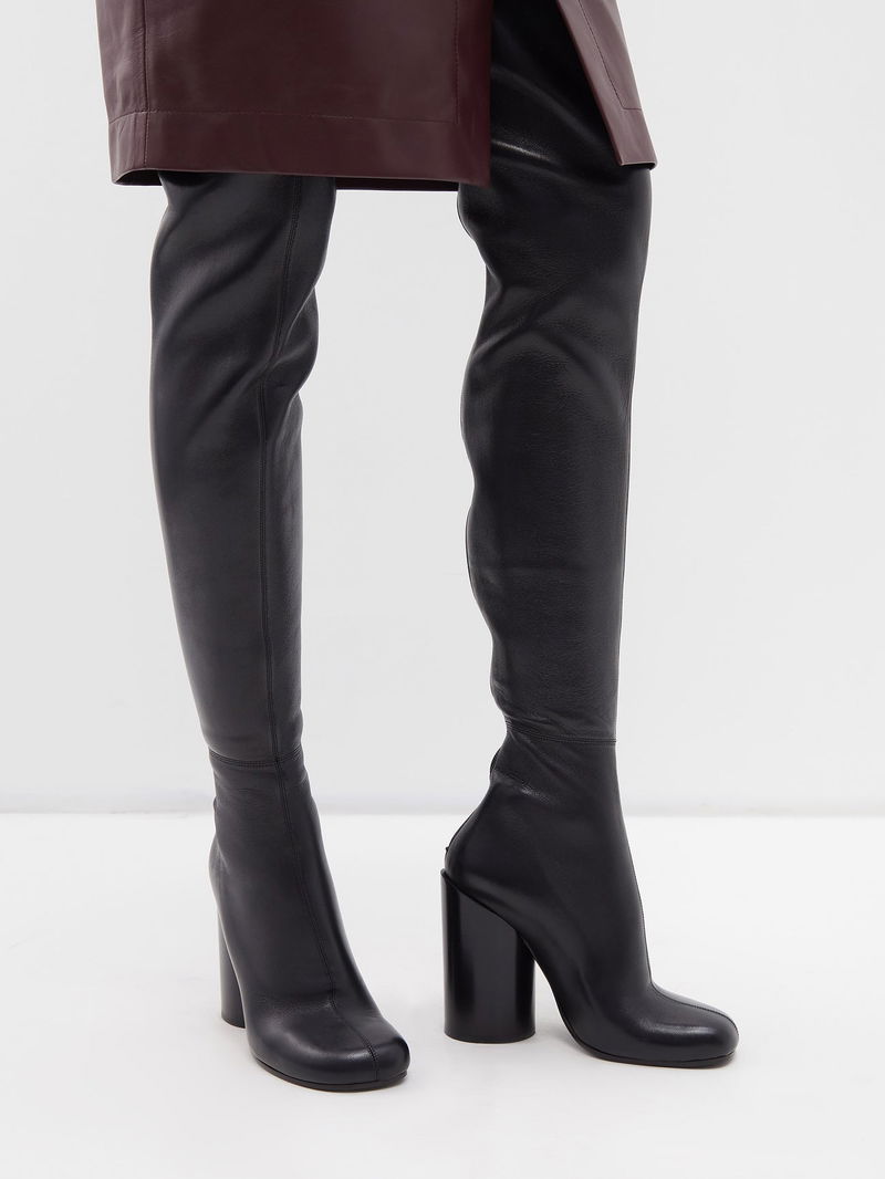 burberry over the knee boots