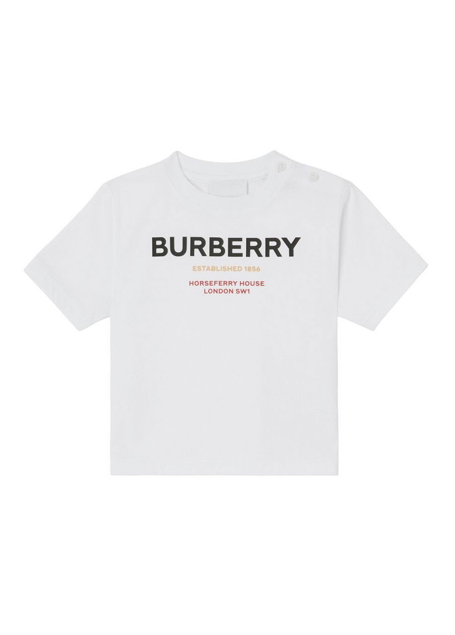 BURBERRY Horseferry Print Cotton T-Shirt endource