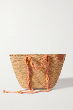  OTHER STORIES Leather Trim Woven Bucket Bag – Allthedress Studio