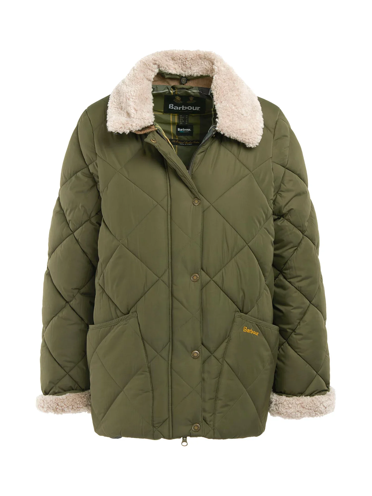 Barbour Men's Winter Liddesdale Quilted Jacket: Fern