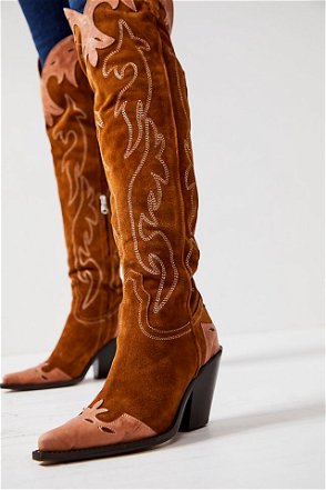 Rue Slouch Western Boots, Free People