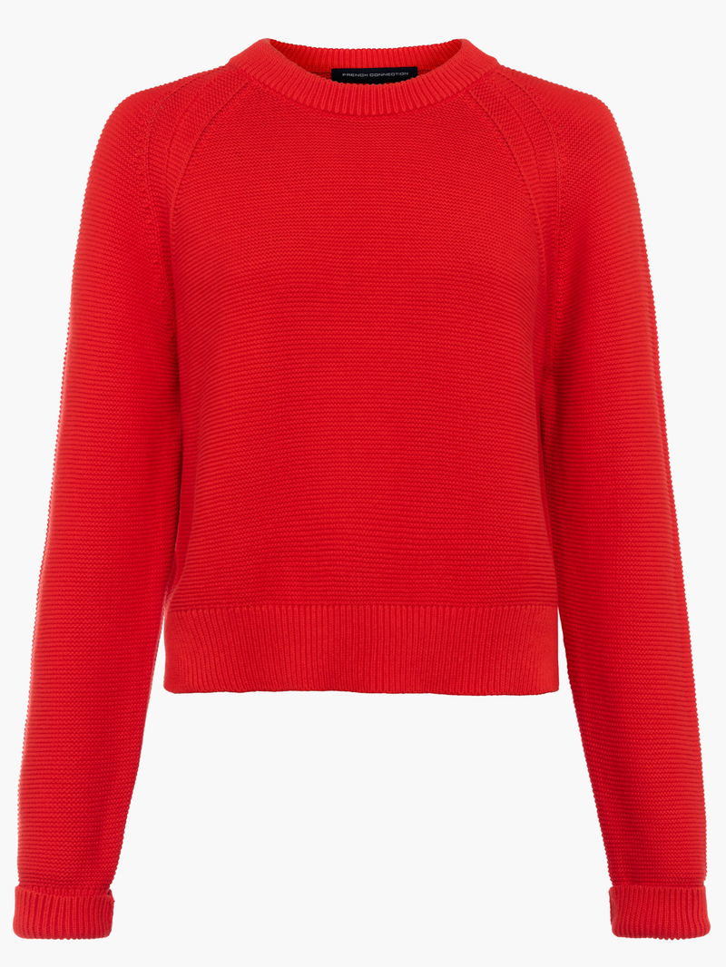 FRENCH CONNECTION Lilly Mozart Crew Neck Jumper in Grenadine | endource