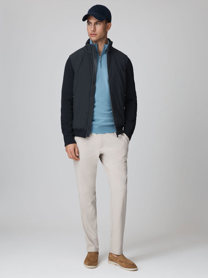 REISS Reiss x McLaren F1 - Halton Hybrid Funnel Neck Jacket in Navy ...