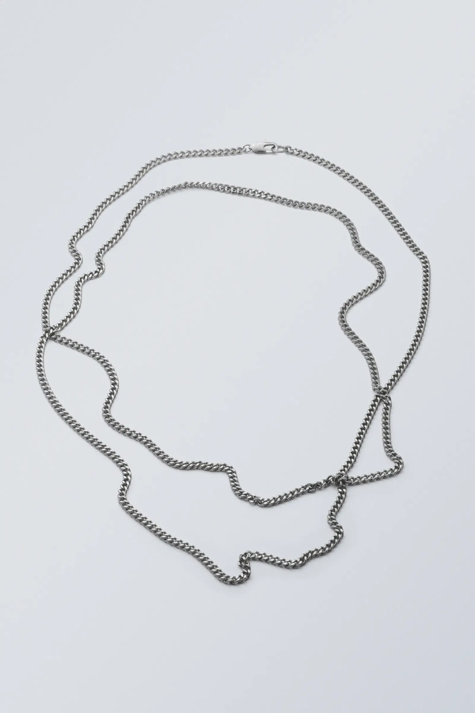 WEEKDAY Long Curb Chain Necklace | Endource