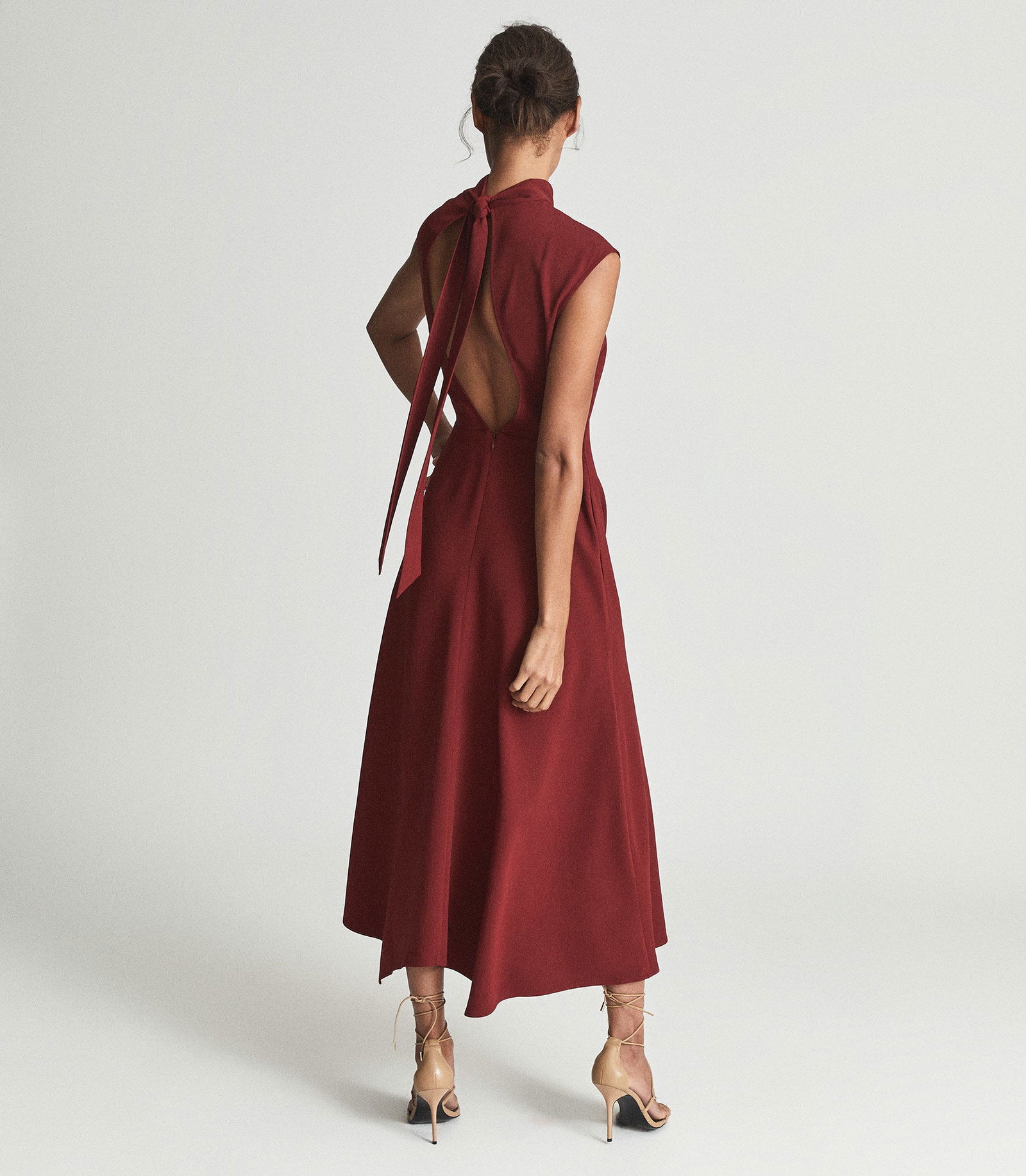 strapless open back dress JVN by Jovani JVN07402 - Long Trumpet Dress