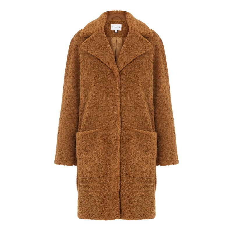 WAREHOUSE Teddy Faux Fur Coat | Endource