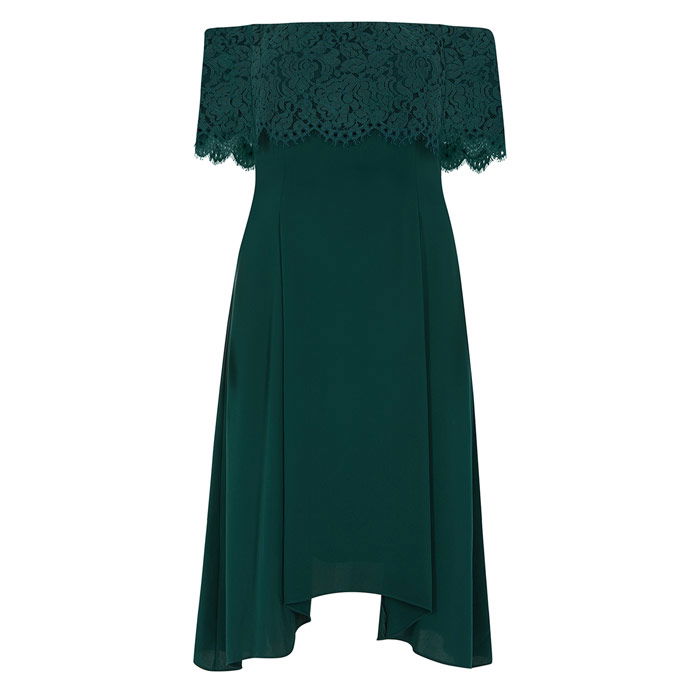 folkster forest green dress Bridgette Forest Green Dress main image 1