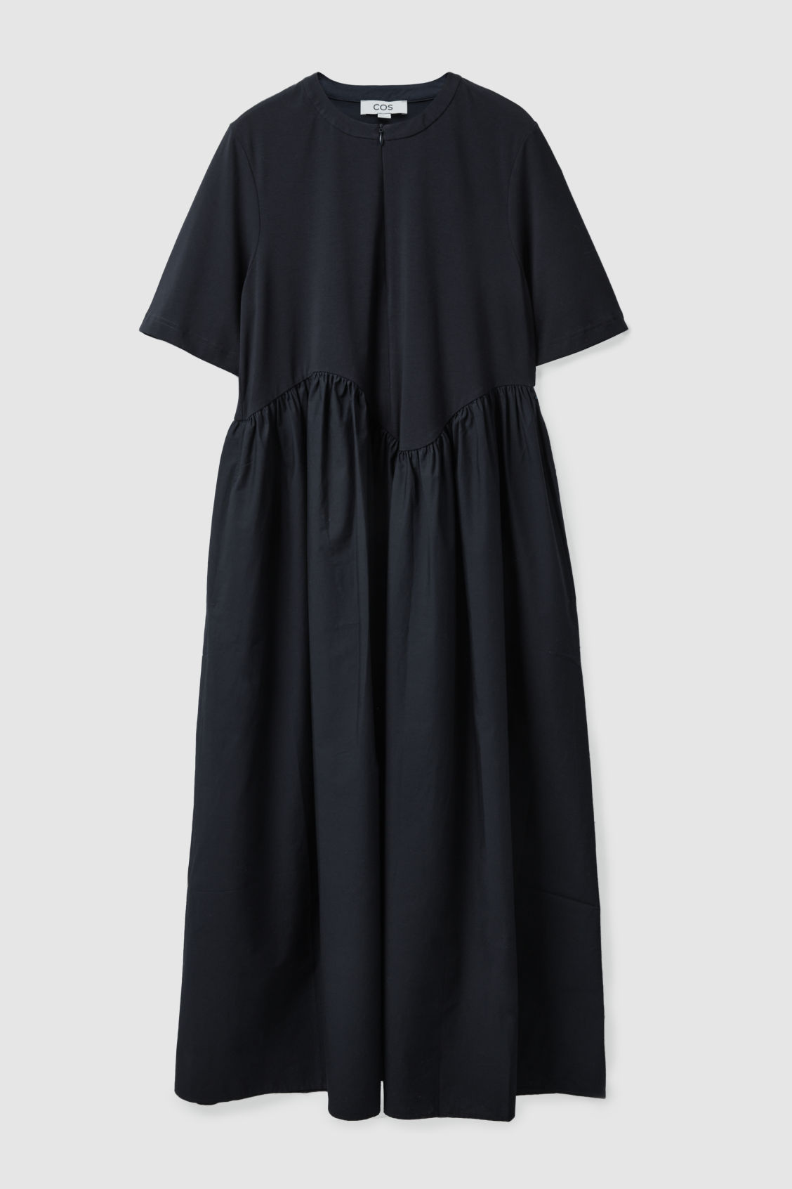 cos oversized asymmetric-waist dress COS Oversized Asymmetric-Waist Dress