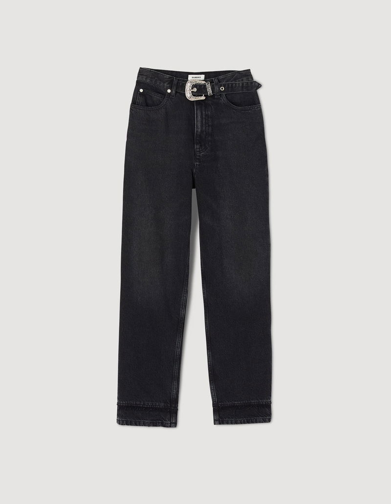 SANDRO Jeans With Western Belt endource