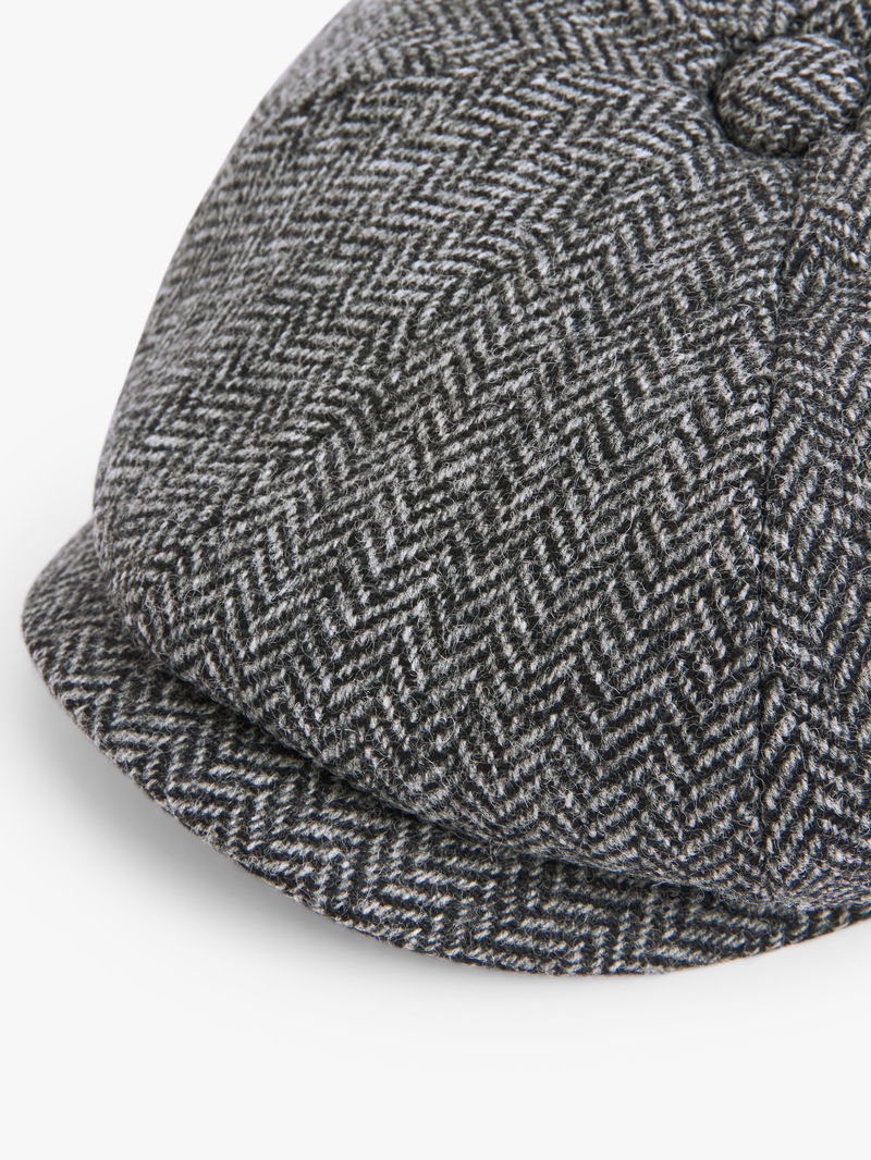 Tweed Flat John Lewis Mens Caps JOHN LEWIS Moon Merino Wool