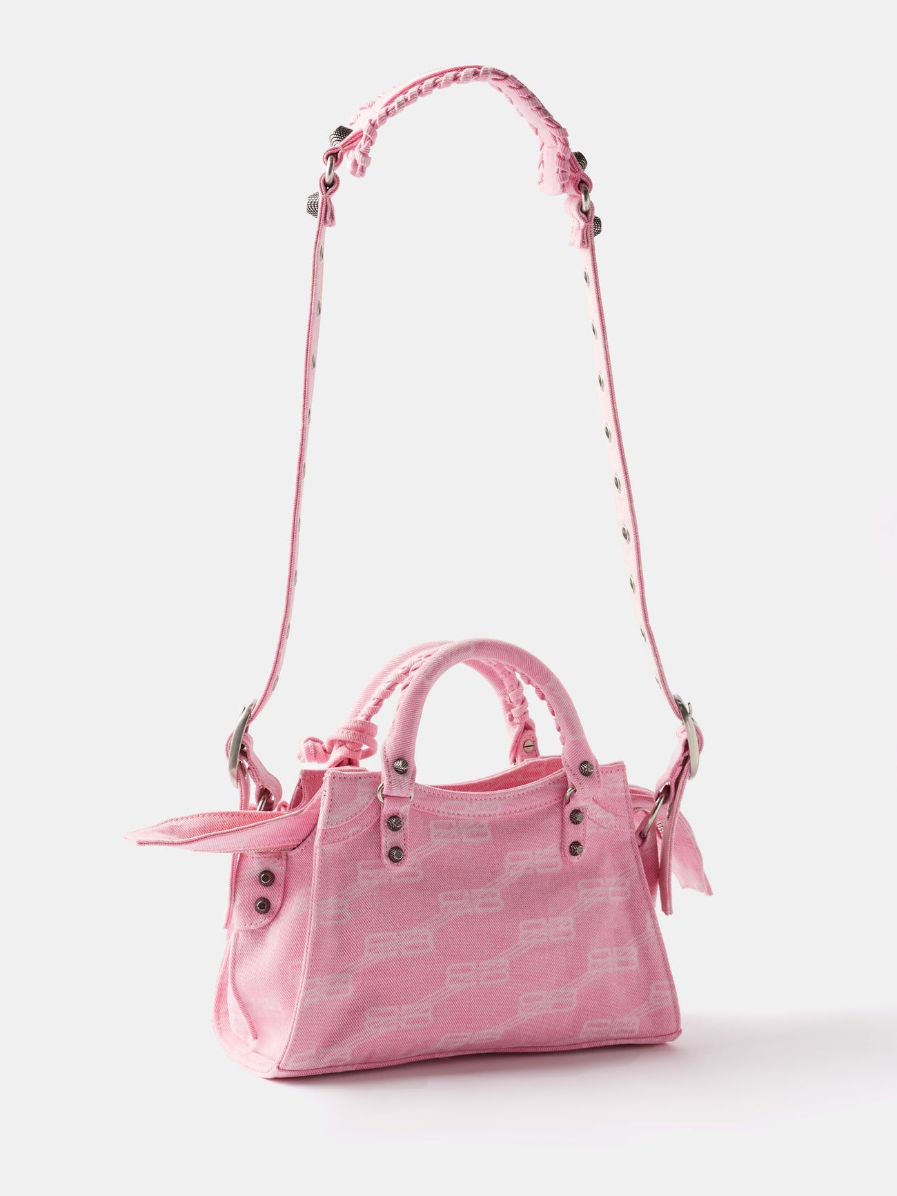 BALENCIAGA Neo Cagole XS BB Denim Bag | endource