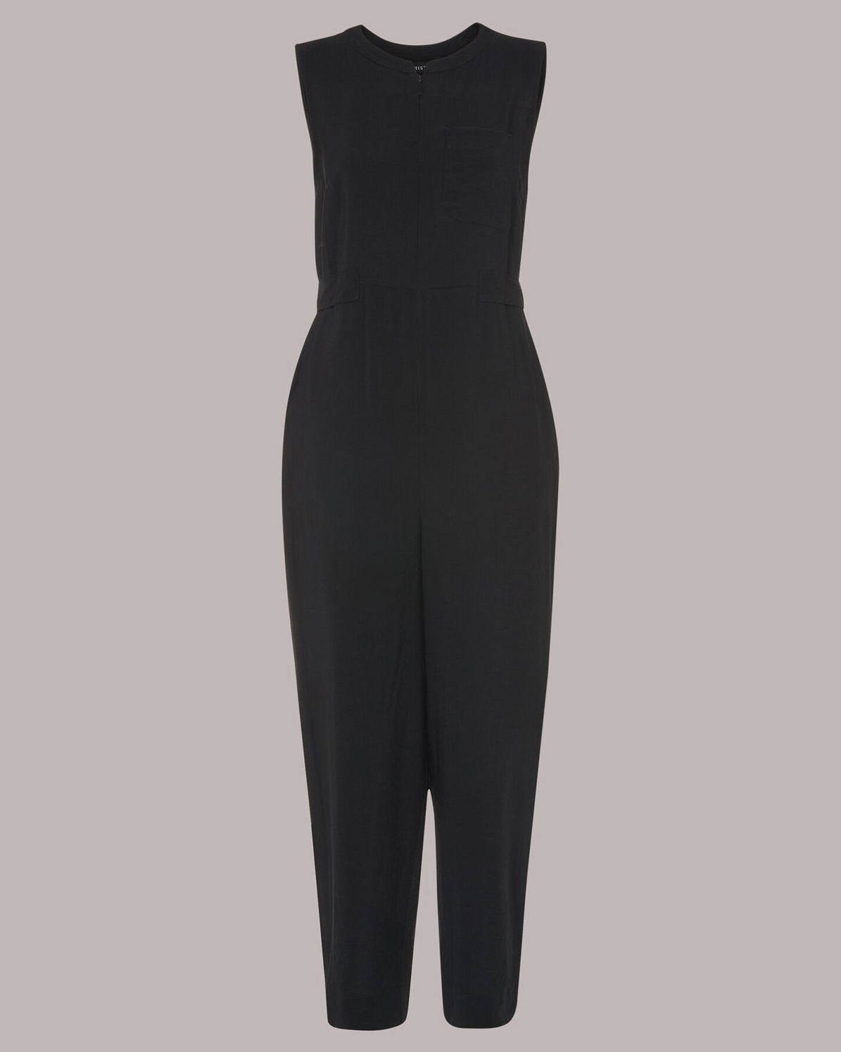 WHISTLES Josie Zip Front Jumpsuit Endource
