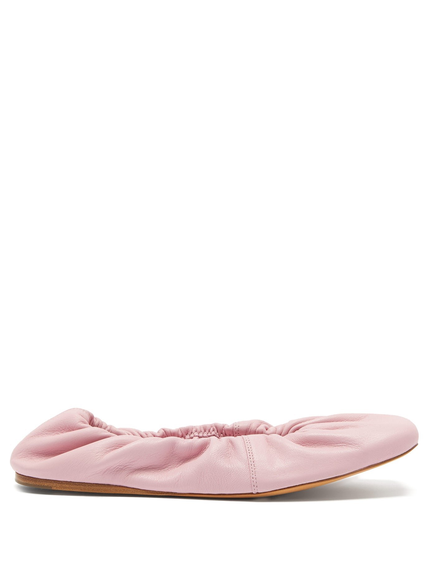 SOULIERS MARTINEZ Montjuic Leather Ballet Flats - Pink