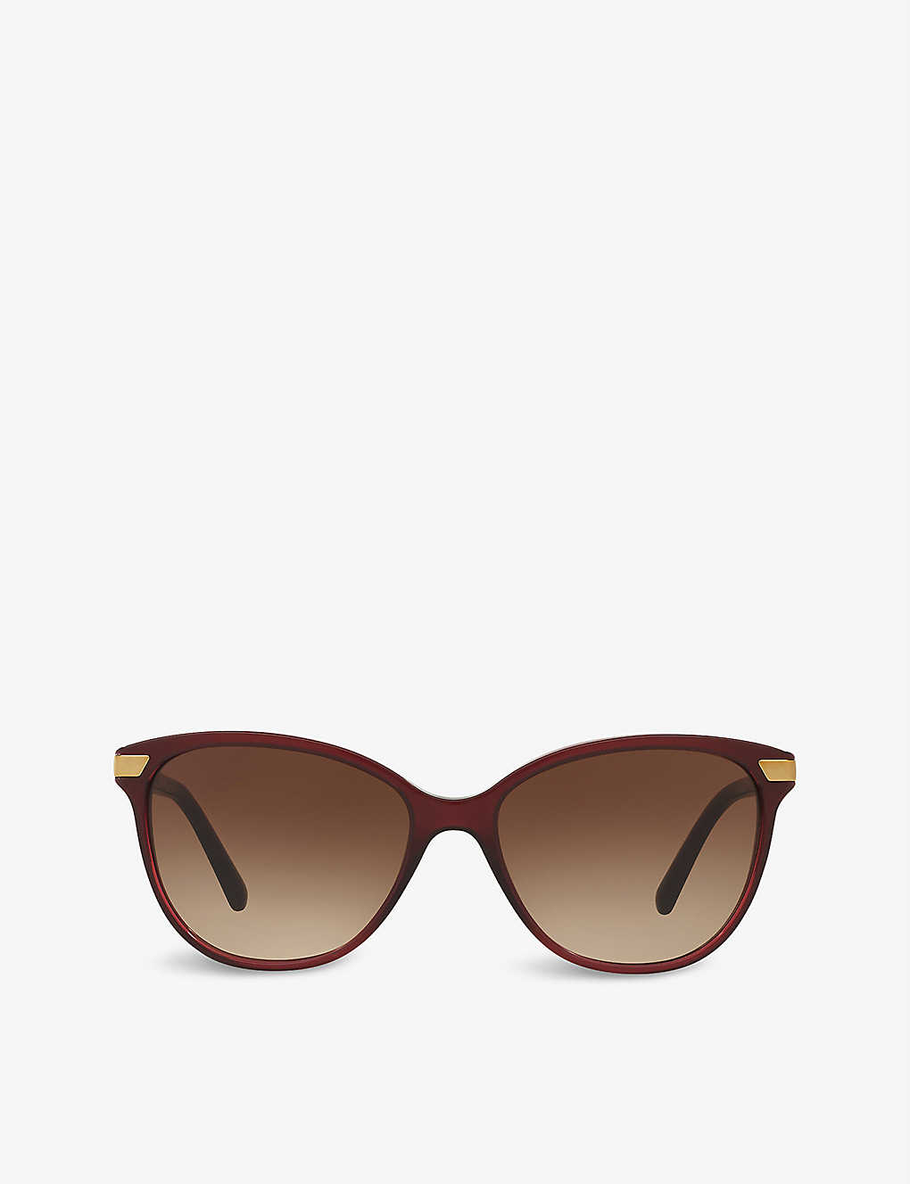 BURBERRY B4216 SquareFrame Acetate Sunglasses in RED Endource