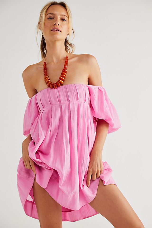 free people marina mini dress pink Free People Marina Mini Dress