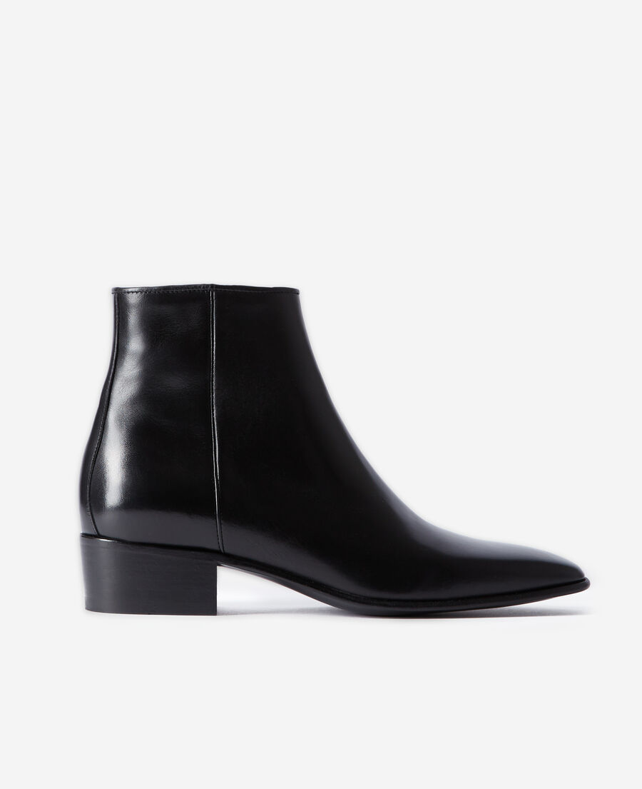 coppola leather heeled ankle boots