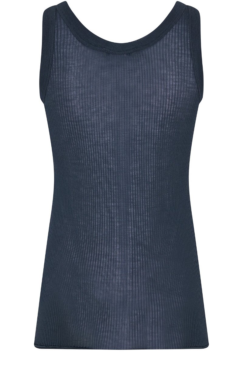 Blue Seamless Tank Top by LEMAIRE on Sale