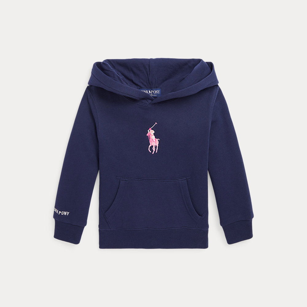 RALPH LAUREN Pink Pony Fleece Hoodie endource