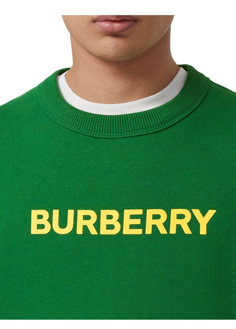BURBERRY Logo Print Cotton Sweatshirt | endource