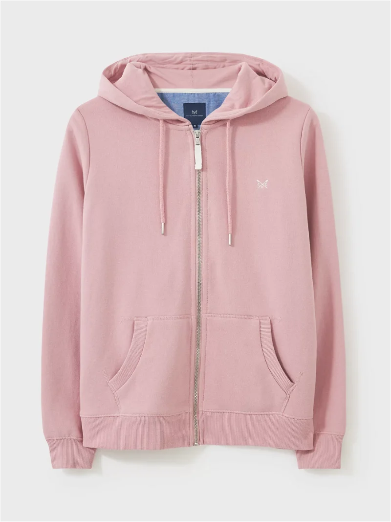 Women's Borg Lined Zip Through Hoodie from Crew Clothing Company