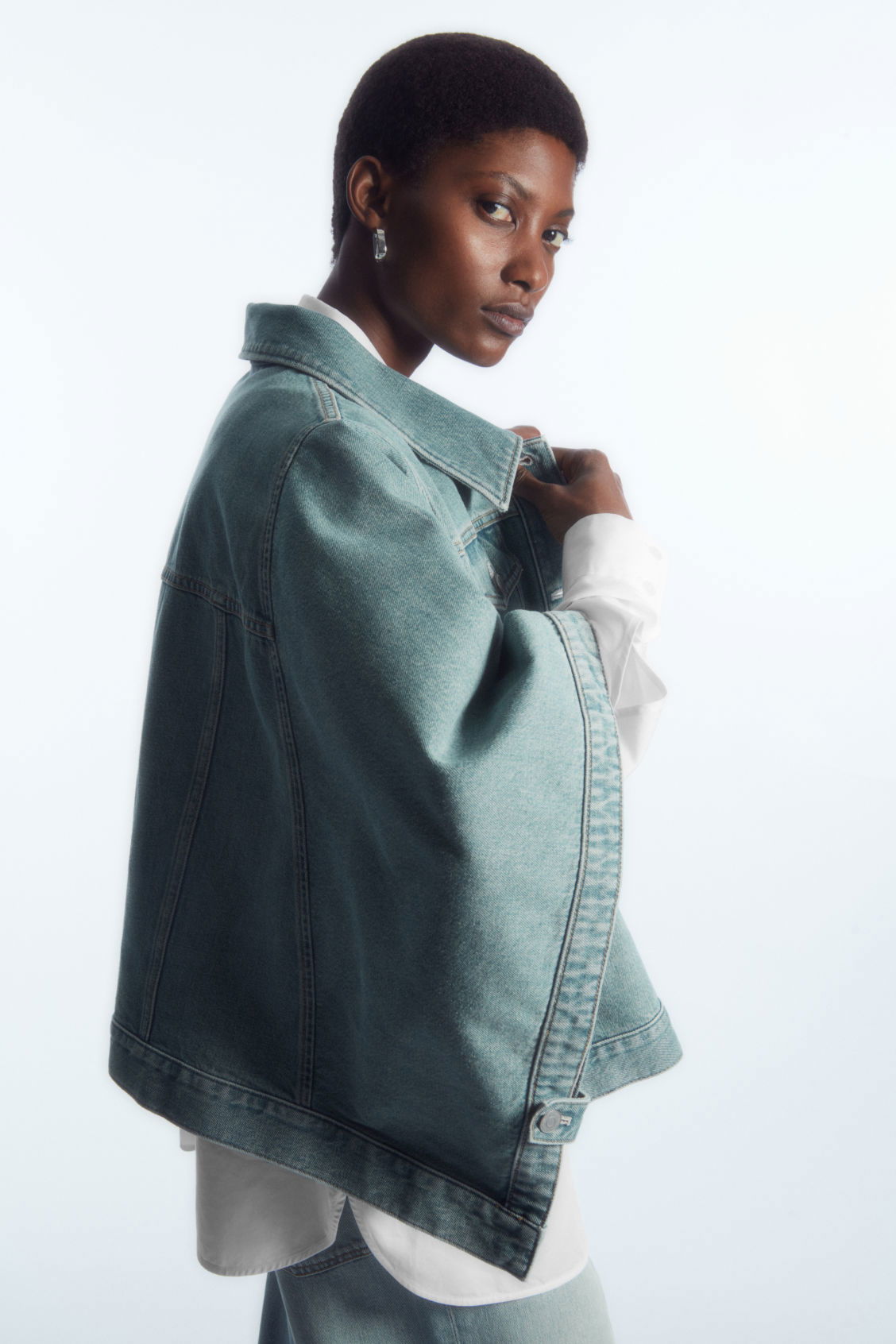 COS Denim Poncho | endource
