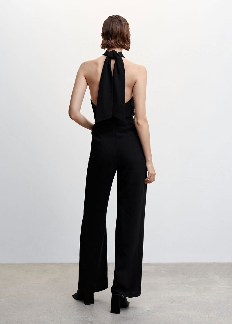 MANGO Halter Neck Jumpsuit endource