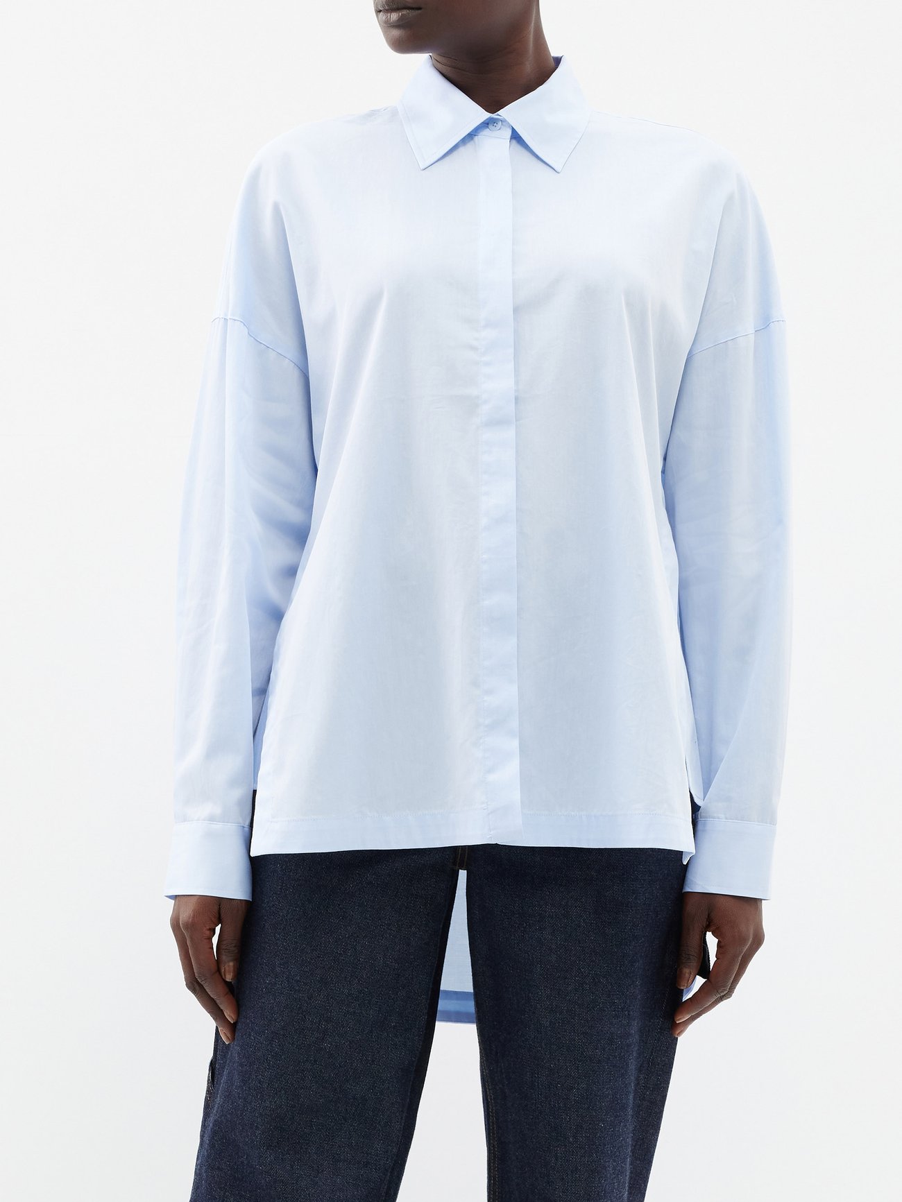 Classic Menswear Gabe Oversized Shirt – Tibi Official