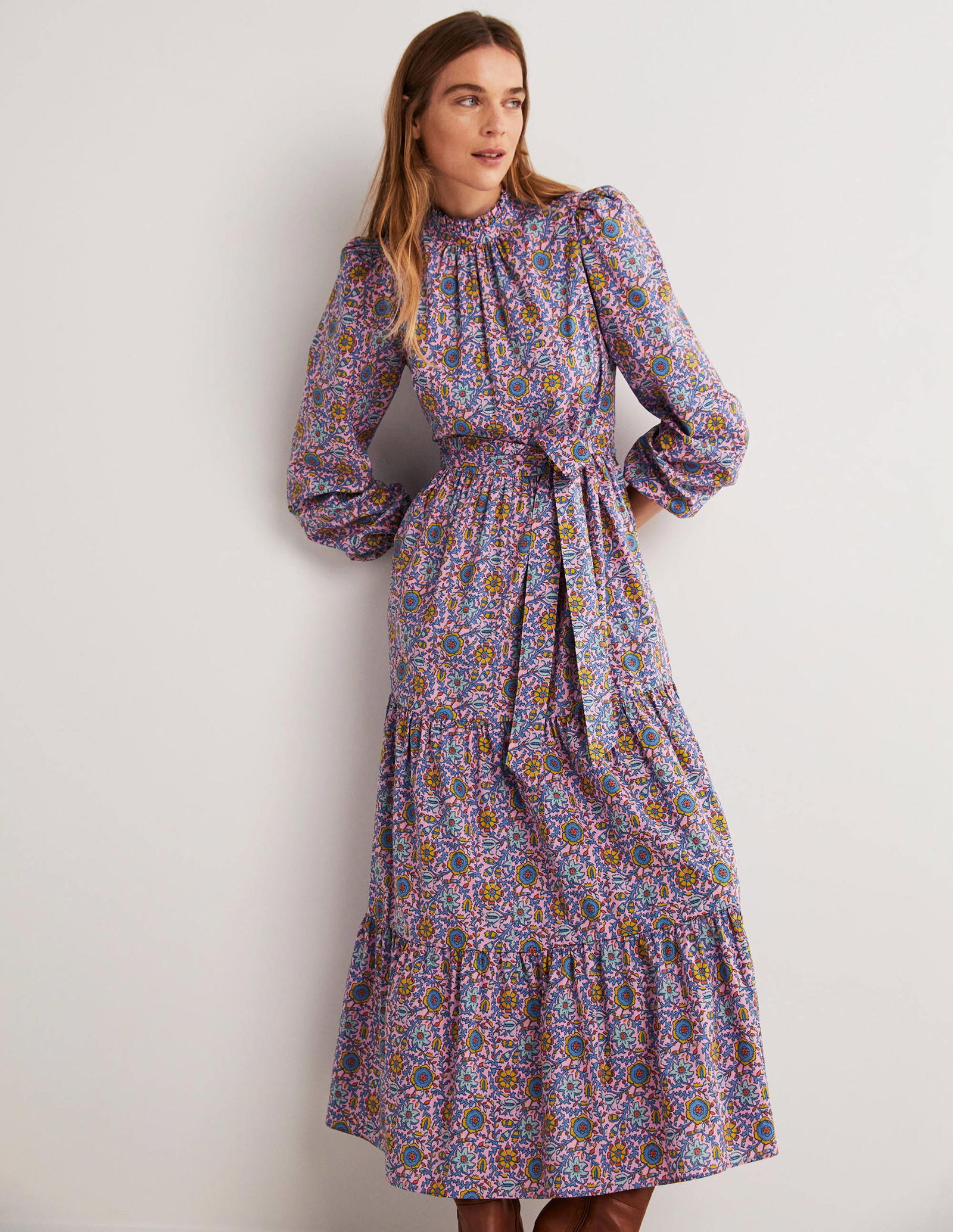 chinese dress ladies Elmont Long Sleeve Maxi Dress