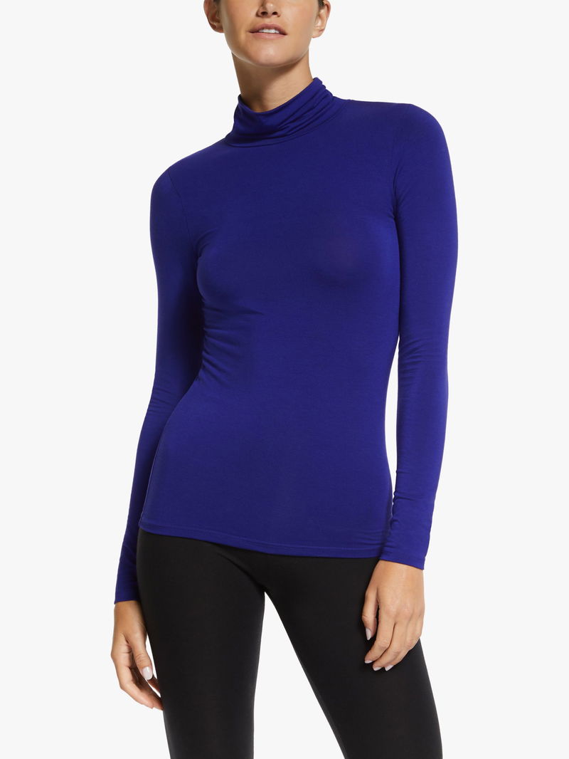 John Lewis Heat Generating Long Sleeve Roll Neck Thermal Top