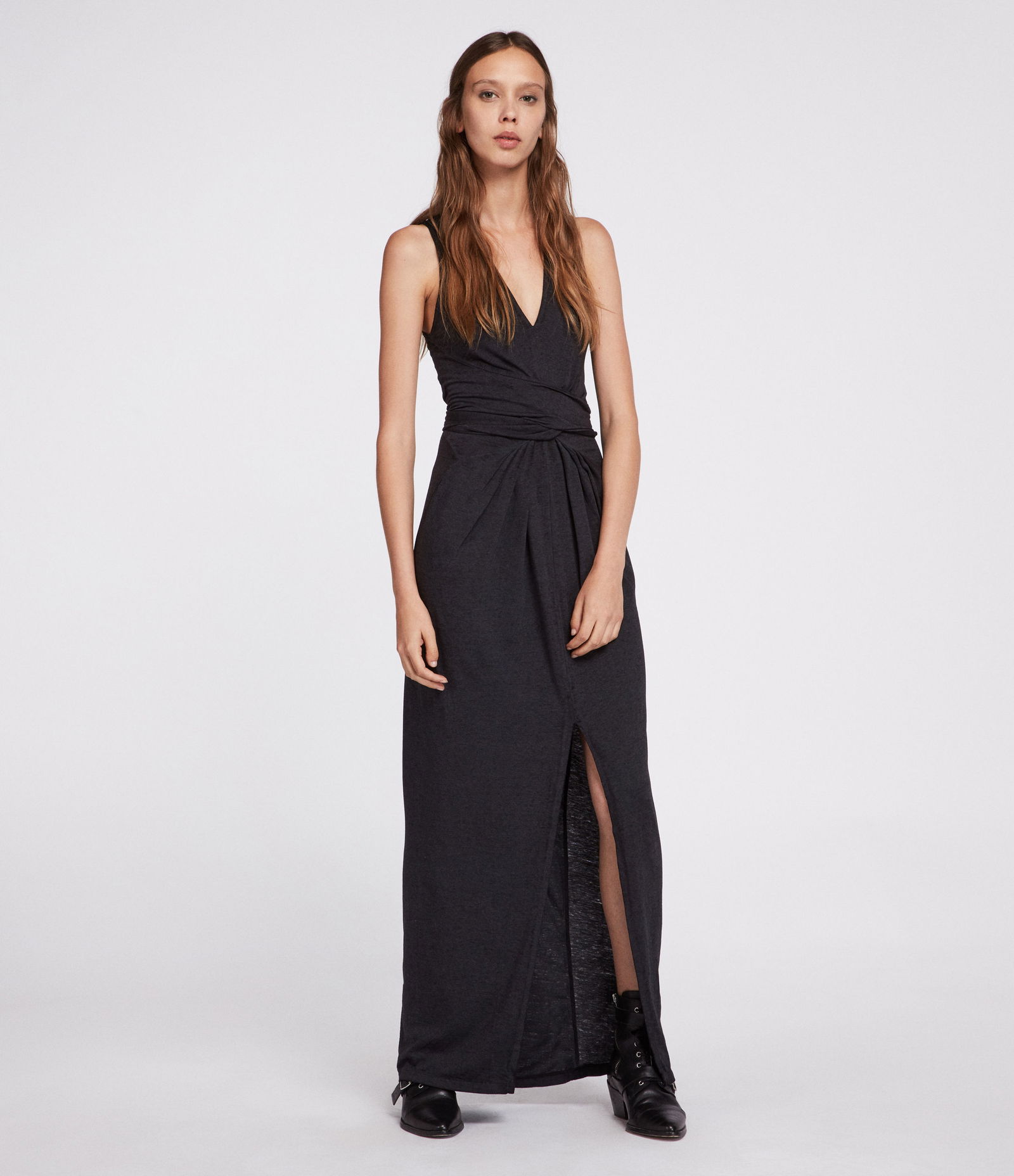 chinese dress ladies Elke Maxi Dress - Black Dot main image 0
