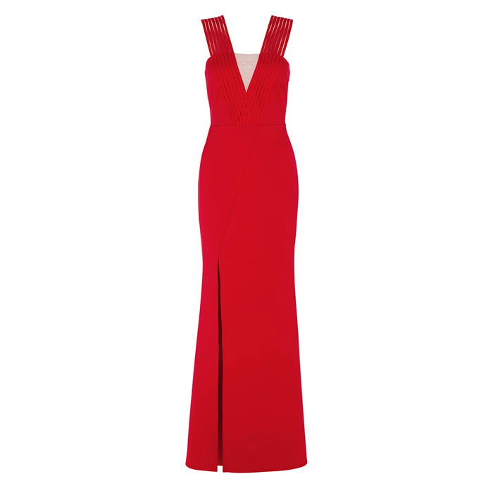 chinese dress ladies Scarlette Brown Maxi Dress