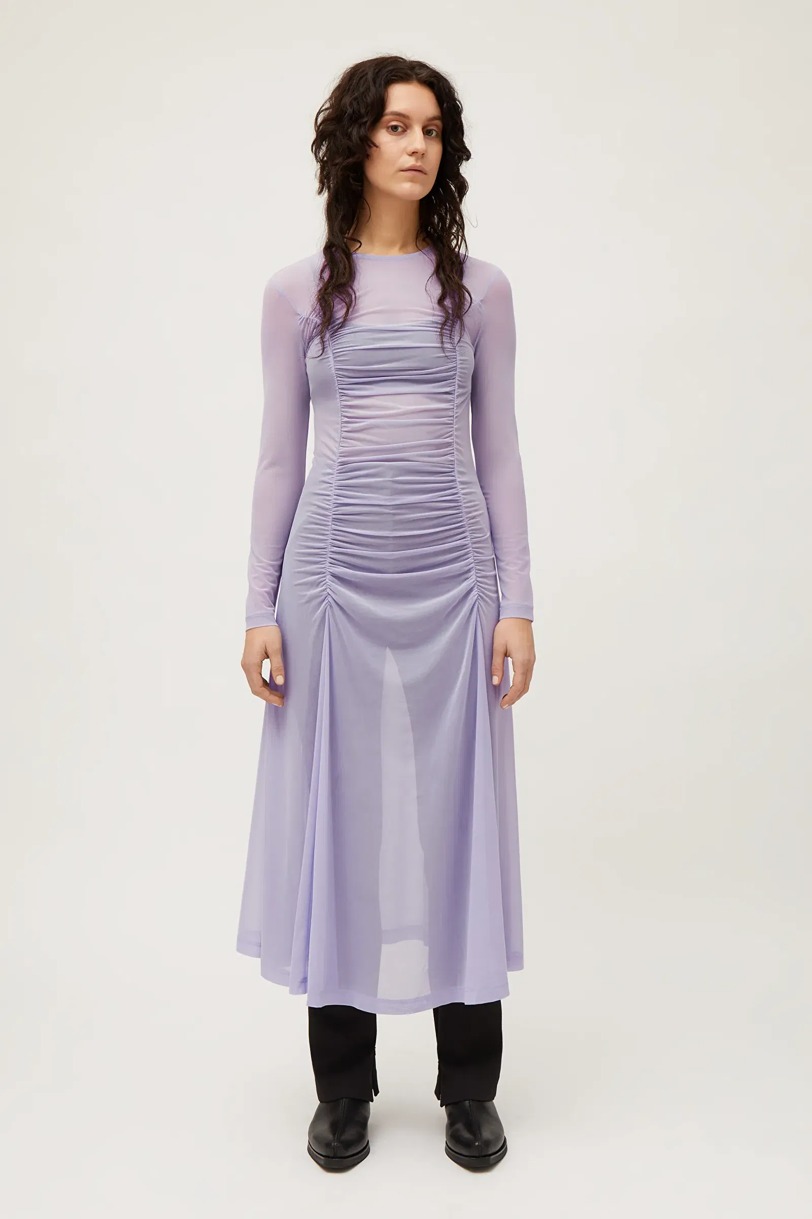 WEEKDAY Kaylee Mesh Dress | endource