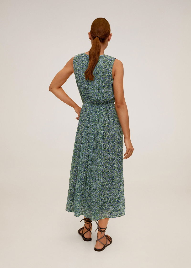 MANGO Flowy Flower Printed Dress | endource