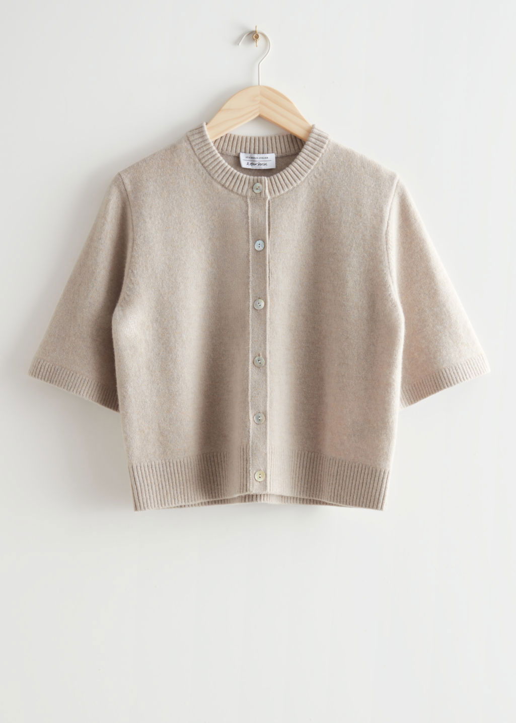 Carolyn Ferreira Knitwear - Grandpa Cardigan in oatmeal – Bernstein & Gold