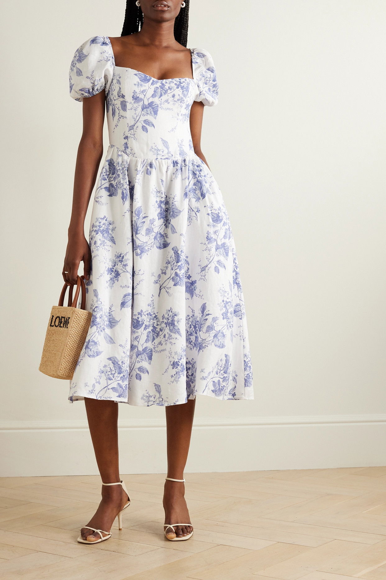 reformation davila linen dress Reformation Davila Linen Midi Dress at MarketFair Shoppes in Princeton, NJ
