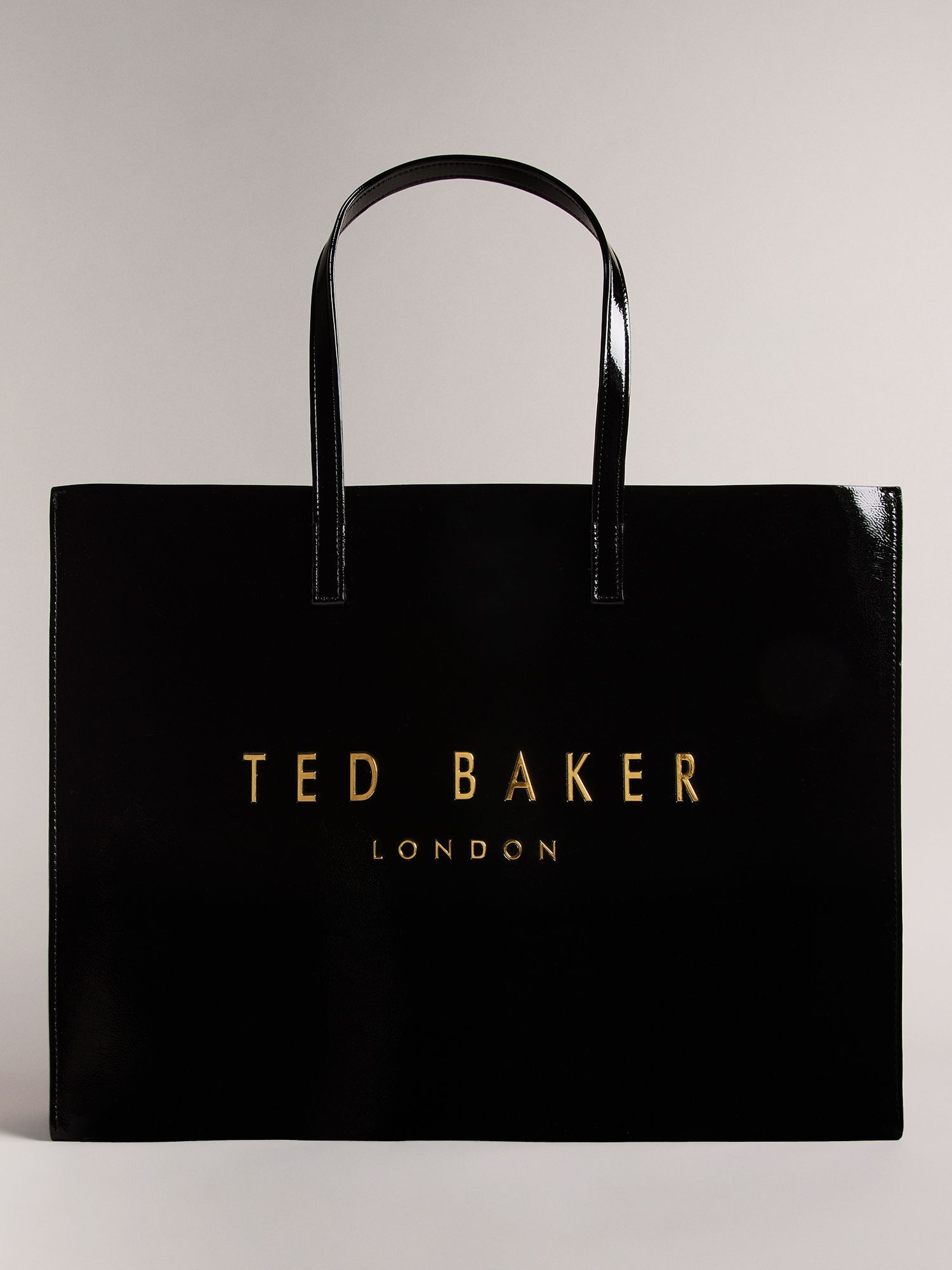 TED BAKER Crinkle Icon Tote Bag in Black | Endource