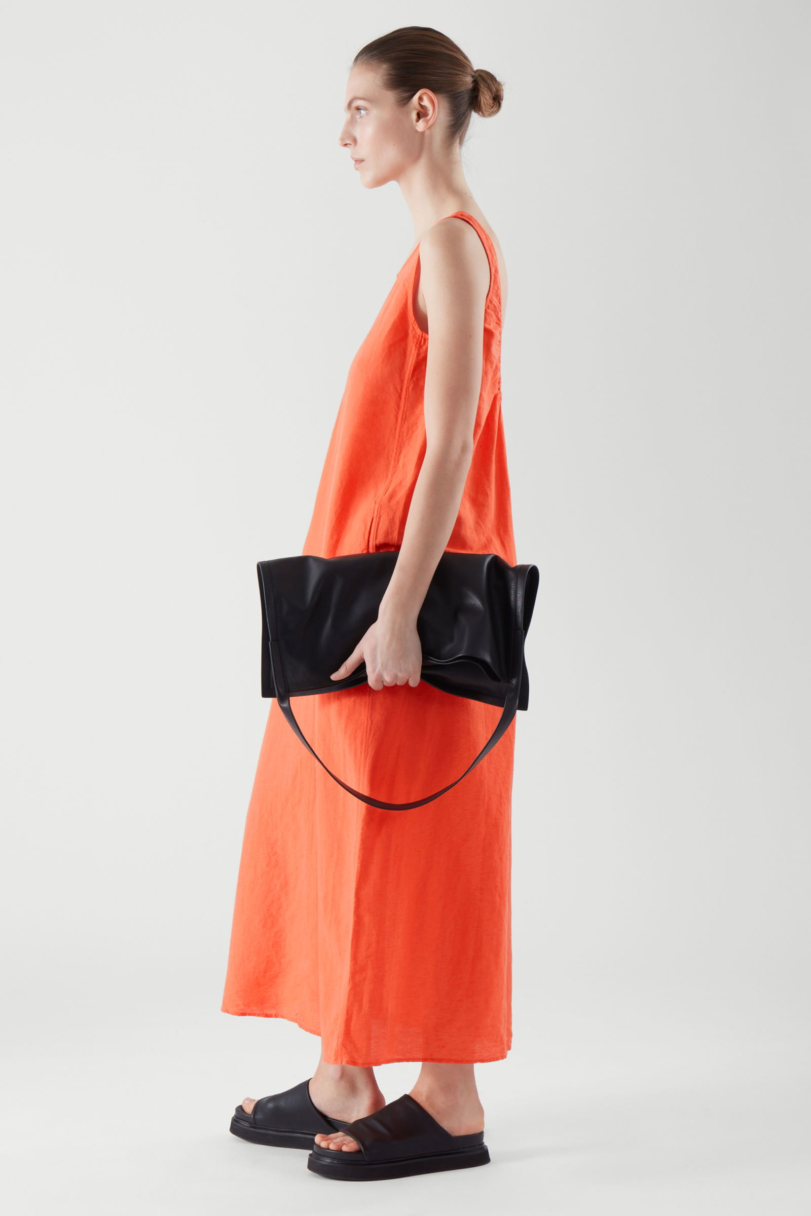 chinese dress ladies Rove Linen Maxi Dress - Low Back