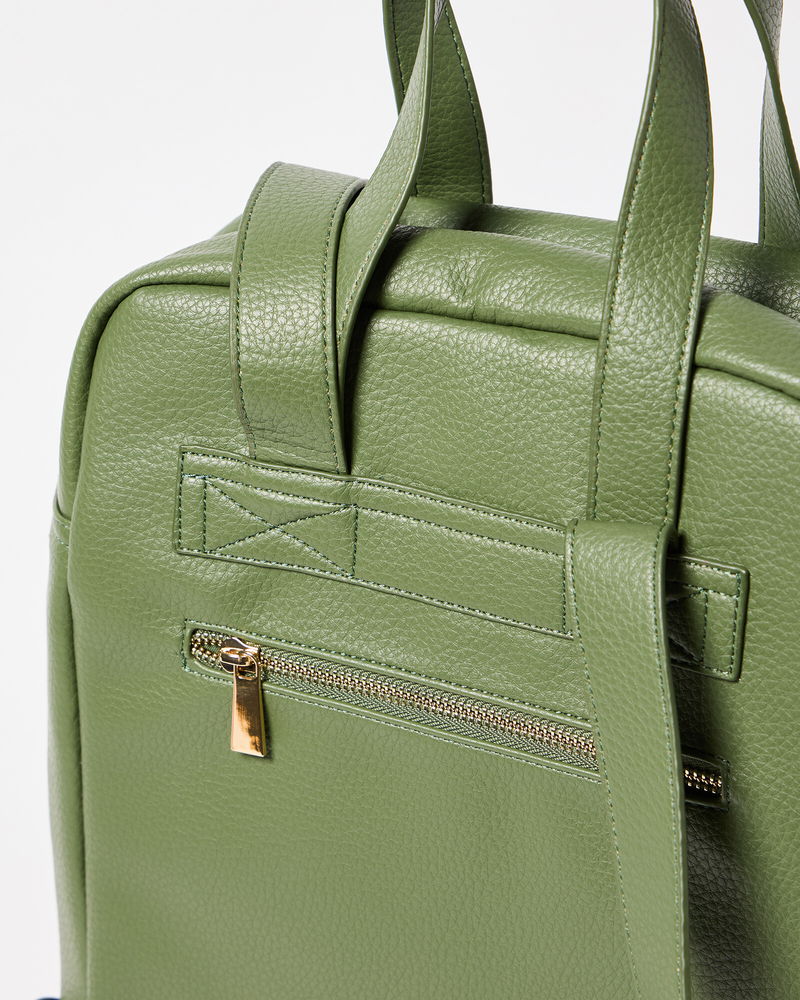 OLIVER BONAS Mami Laptop Backpack in Green Endource
