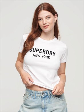 Luxe SUPERDRY T-Shirt Logo Endource | Metallic