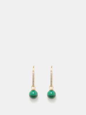 Gold Drop Ear Cuff Earrings