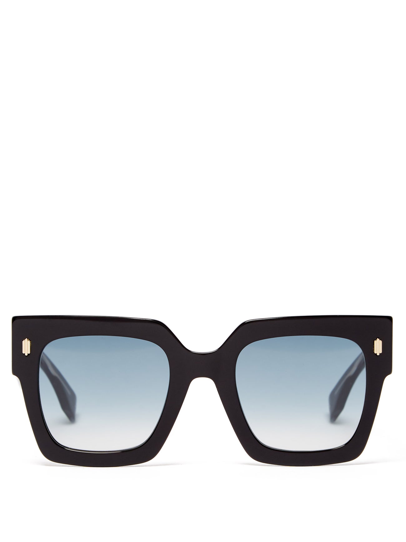 Fendi Fendi Roma Blue Square Acetate Sunglasses