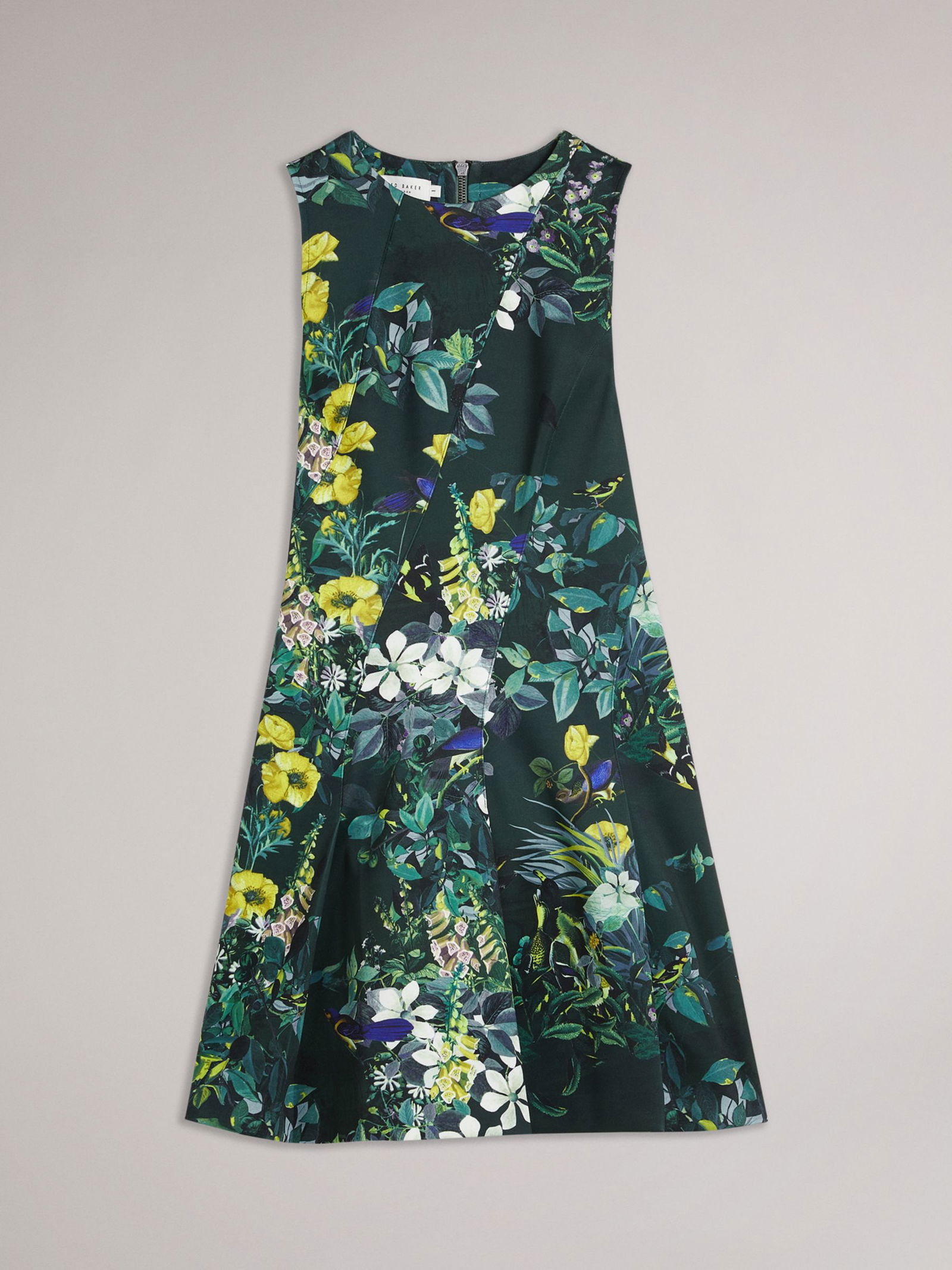 ted baker neoprene skater dress Ted Baker London Luxie Floral Neoprene Skater Dress Sz 3TB/8US *804
