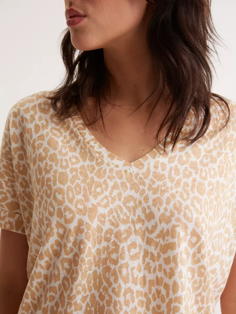 Gerard Darel Airelle Leopard Print T-Shirt endource