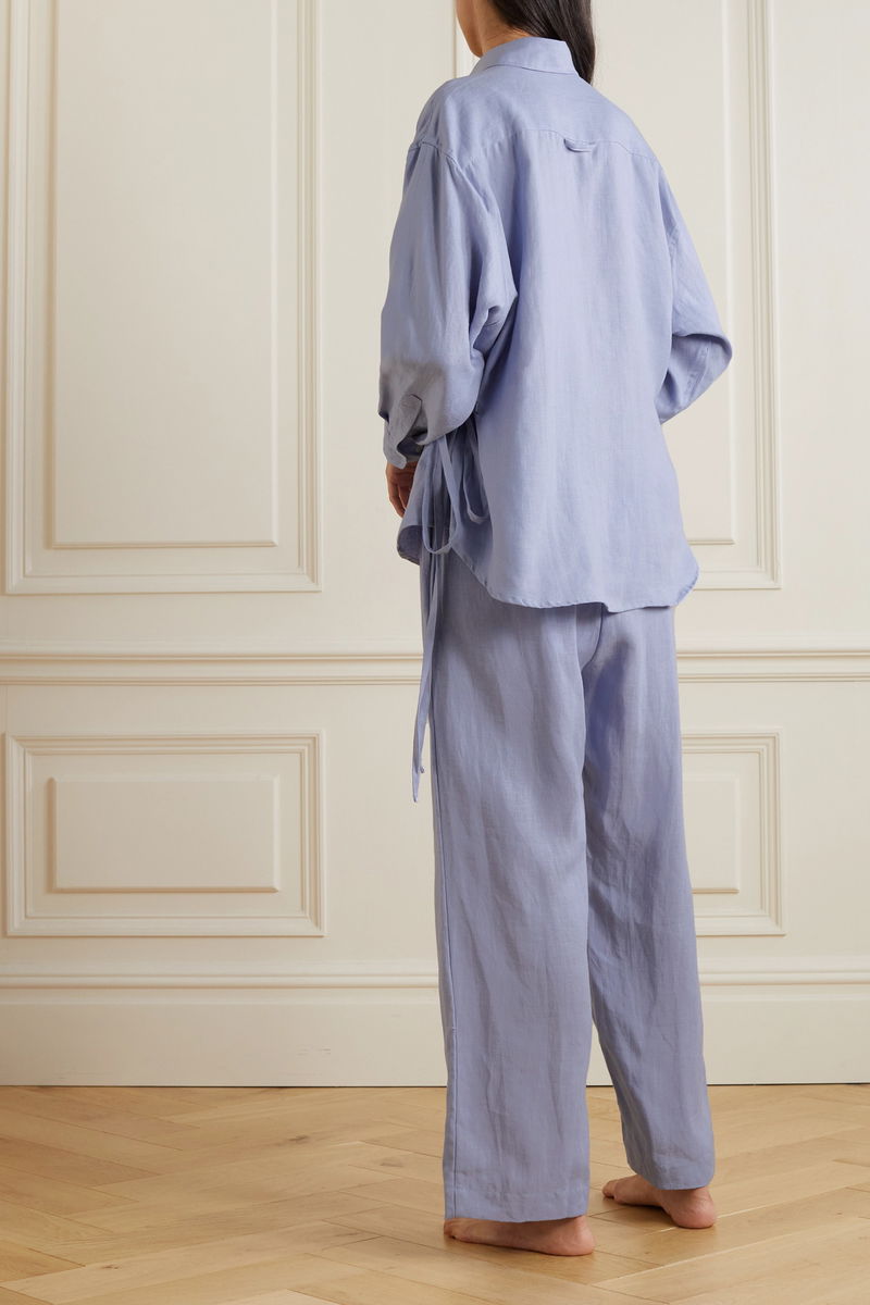 Women's Linen Pajama Set