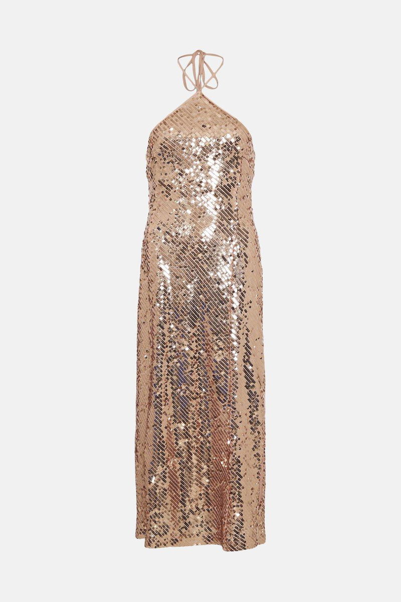 slim fit dress slacks Mac Duggal Women's Embellished Mesh Long Sleeve High Neck Gown
